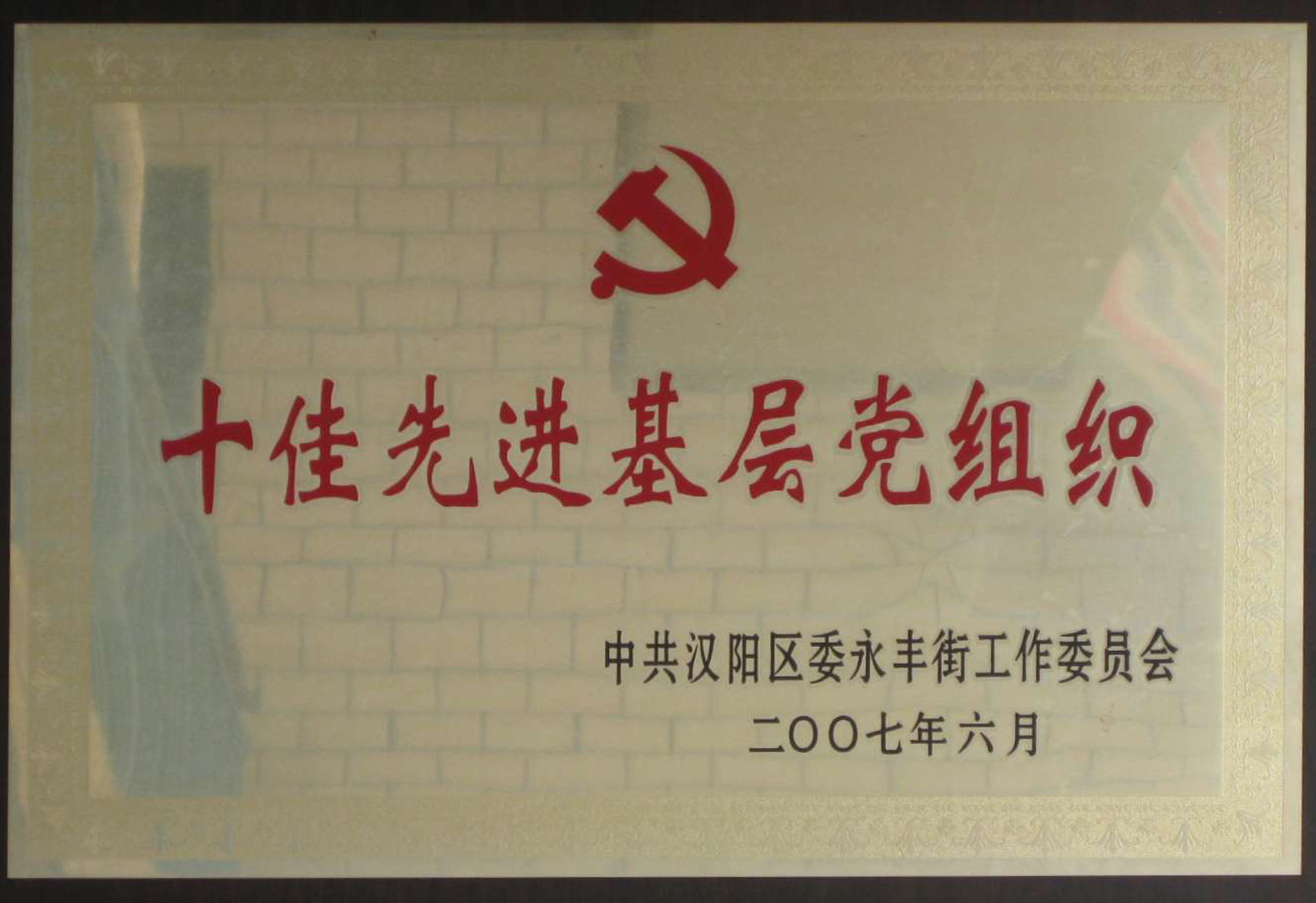 十佳先进基层党组织